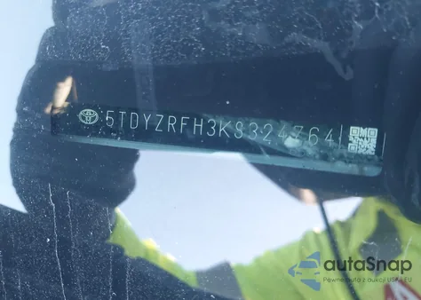 2019 Toyota Highlander Limited z USA, uszkodzony, nr VIN 5TDYZRFH3KS324764